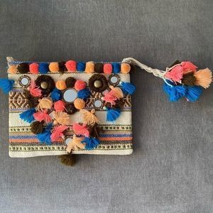figure Ella Tuk tuk clutch or shoulder bag